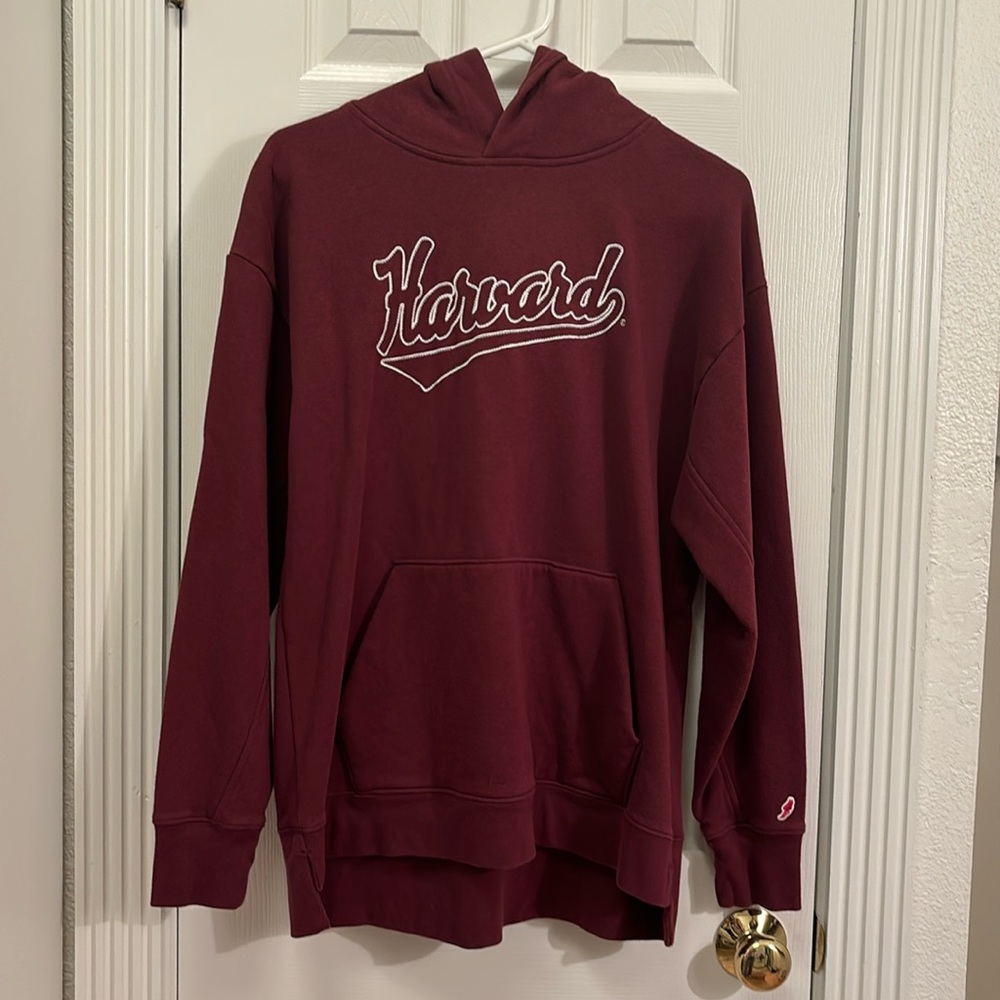 Harvard Burgundy Hoodie